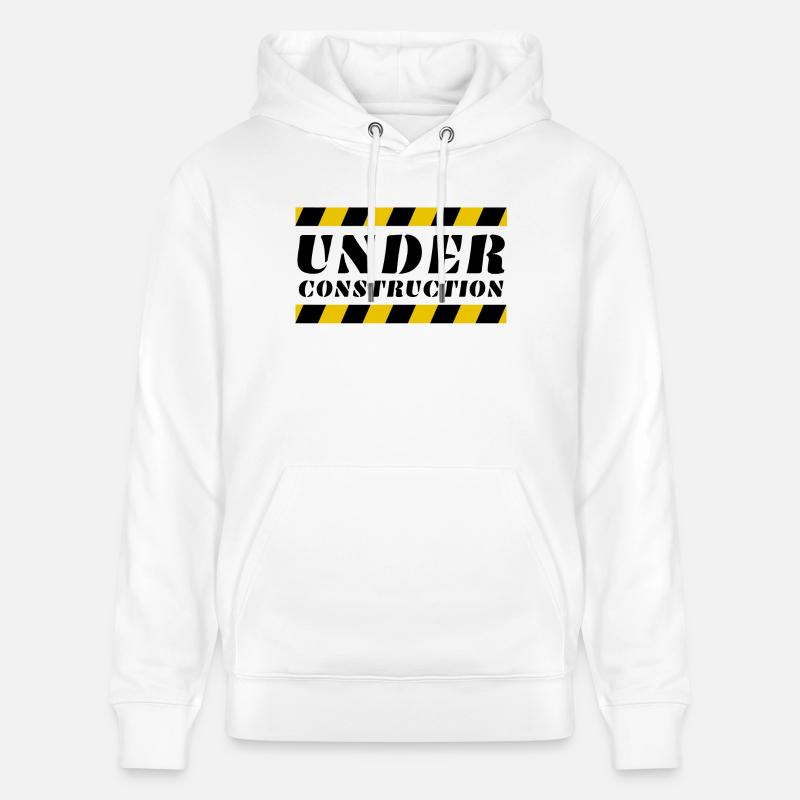 En construction - Sweat à capuche bio CRUISER Stanley/Stella Unisexe - blanc