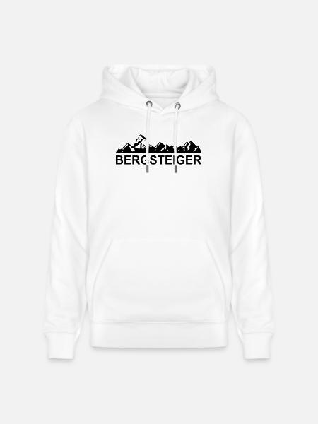 bergsteiger - Stanley/Stella Unisex Bio-Hoodie CRUISER  - Weiß