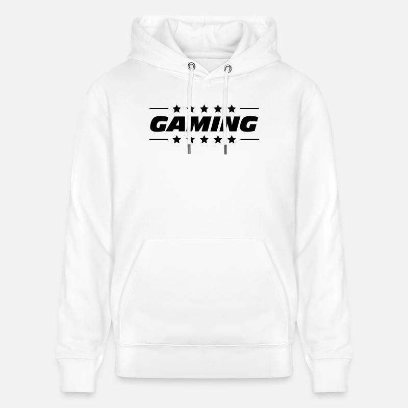 Gaming - Sweat à capuche bio CRUISER Stanley/Stella Unisexe - blanc