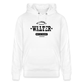 walter - Stanley/Stella Unisex Bio-Hoodie CRUISER  - Weiß - Vorne - Alina (178cm) & Michal (187cm)