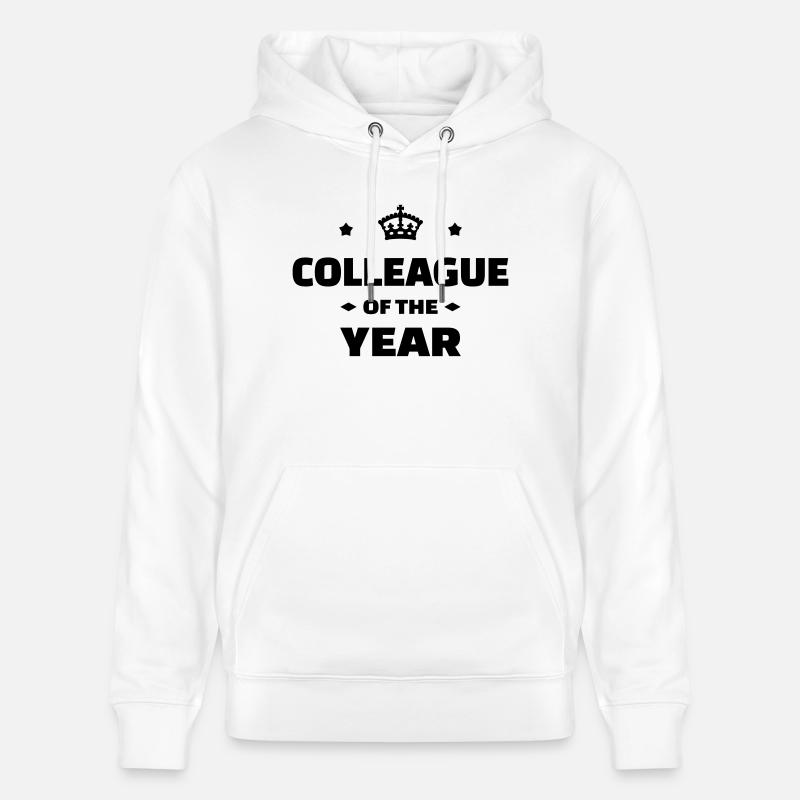 collègue / entreprise / travail / bureau - Sweat à capuche bio CRUISER Stanley/Stella Unisexe - blanc