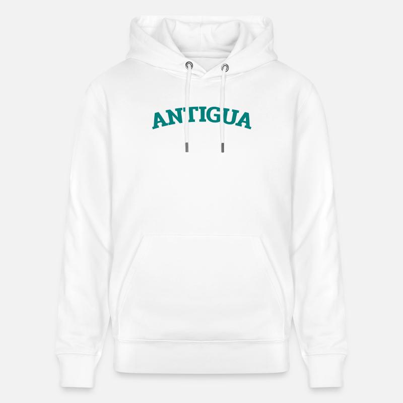 Antigua-et-Barbuda - St John’s - Antilles - Sweat à capuche bio CRUISER Stanley/Stella Unisexe - blanc
