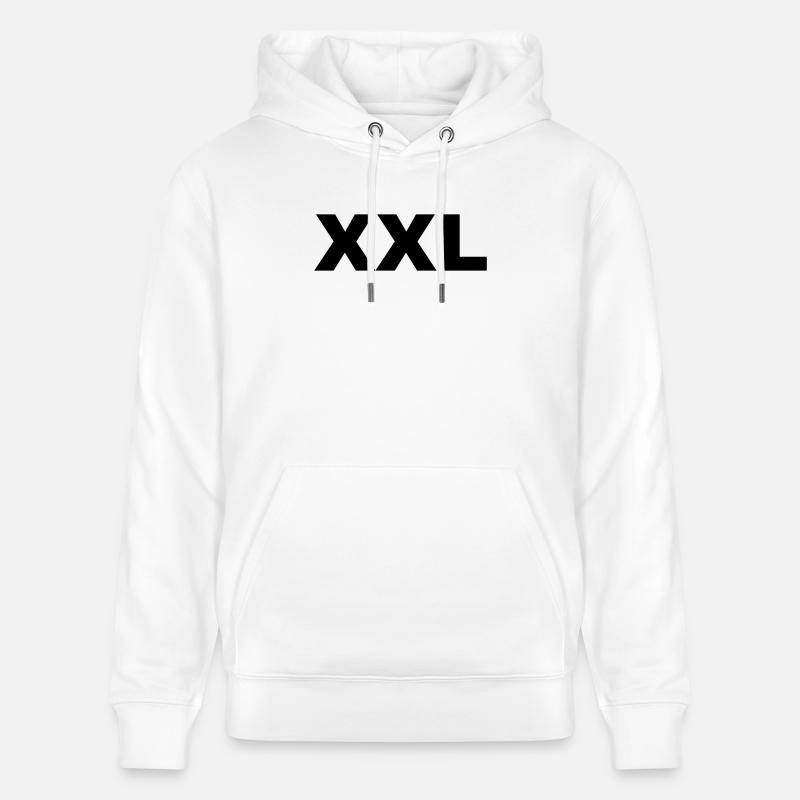 XXL - X-large - extra large - Sweat à capuche bio CRUISER Stanley/Stella Unisexe - blanc