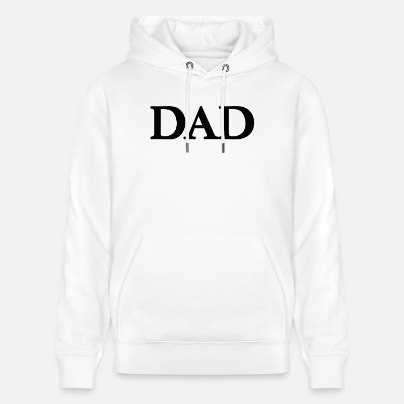dad (1c) - Stanley/Stella Unisex Bio-Hoodie CRUISER  - Weiß