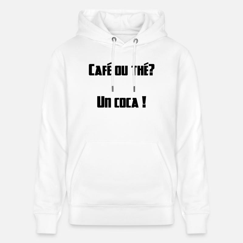 COCA.svg - Sweat à capuche bio CRUISER Stanley/Stella Unisexe - blanc