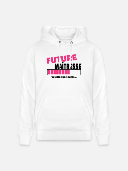 future maîtresse - Sweat à capuche bio CRUISER Stanley/Stella Unisexe - blanc