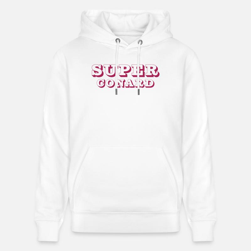 SUPER CONARD - Stanley/Stella Unisex Bio-Hoodie CRUISER - Weiß