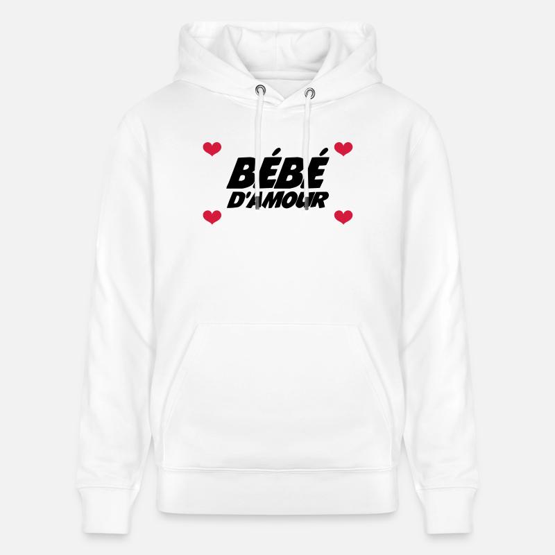 Bébé d'Amour - Sweat à capuche bio CRUISER Stanley/Stella Unisexe - blanc