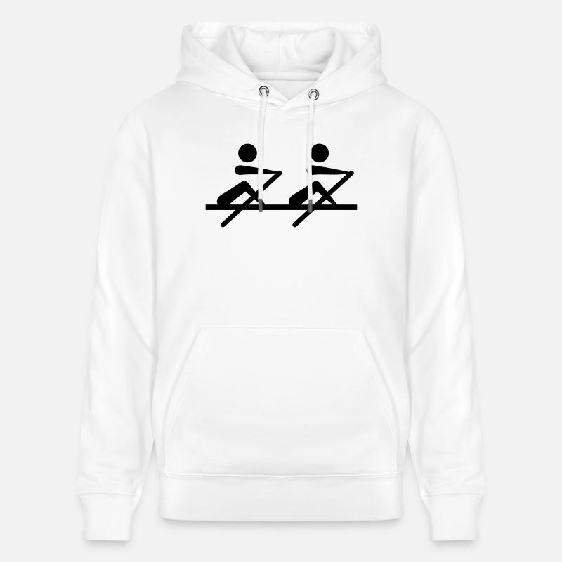 Aviron - Sweat à capuche bio CRUISER Stanley/Stella Unisexe - blanc