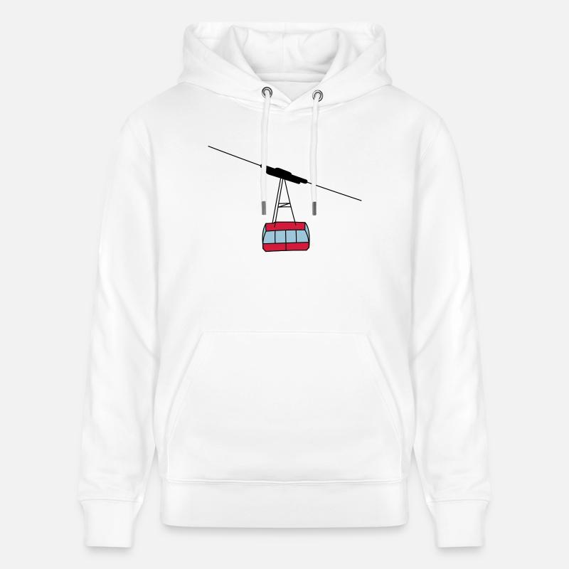 gondole - Sweat à capuche bio CRUISER Stanley/Stella Unisexe - blanc