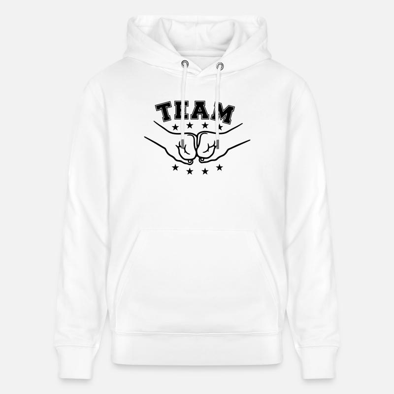 Amis de l'équipe Faeuste - Sweat à capuche bio CRUISER Stanley/Stella Unisexe - blanc