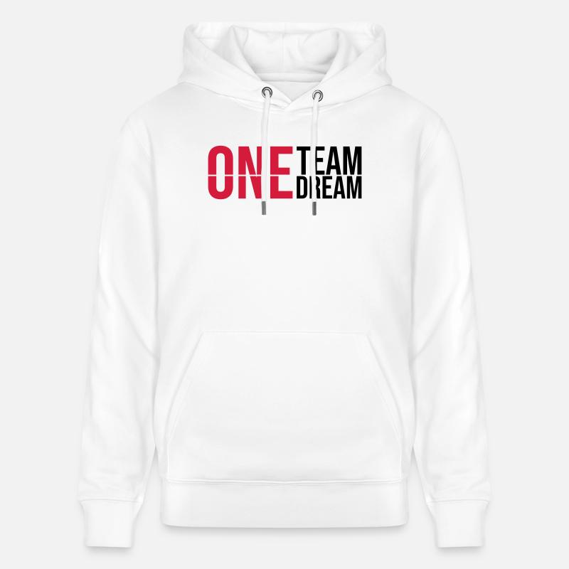 One Team Dream - Stanley/Stella Unisex Bio-Hoodie CRUISER  - Weiß