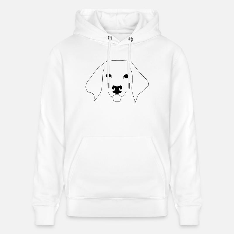 Chien - Sweat à capuche bio CRUISER Stanley/Stella Unisexe - blanc