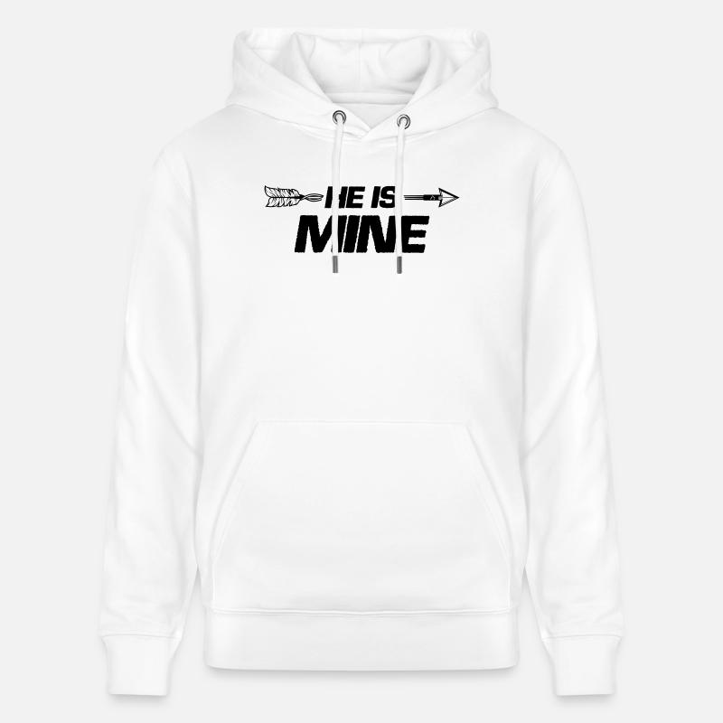 Il est à moi - Sweat à capuche bio CRUISER Stanley/Stella Unisexe - blanc