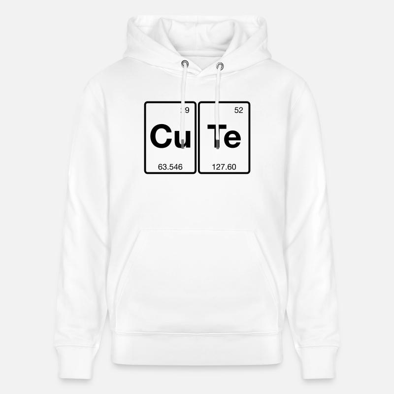 Cute Chimique - Sweat à capuche bio CRUISER Stanley/Stella Unisexe - blanc
