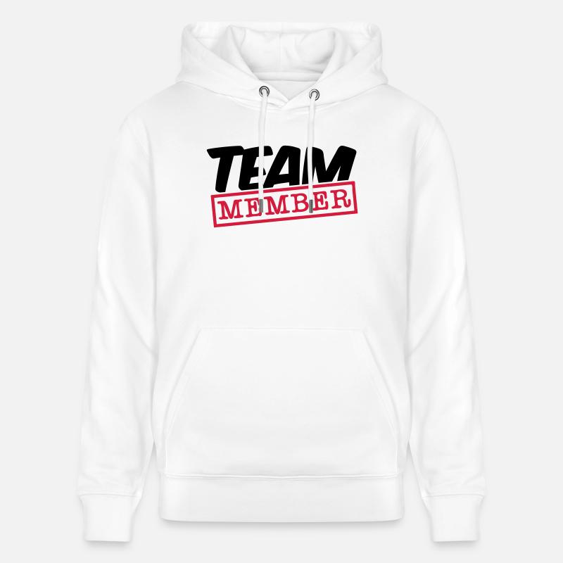 team_member_desn_ts2 - Sweat à capuche bio CRUISER Stanley/Stella Unisexe - blanc