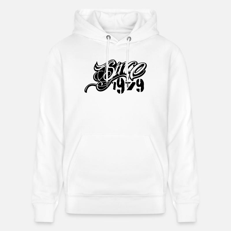 since 1979 - Sweat à capuche bio CRUISER Stanley/Stella Unisexe - blanc