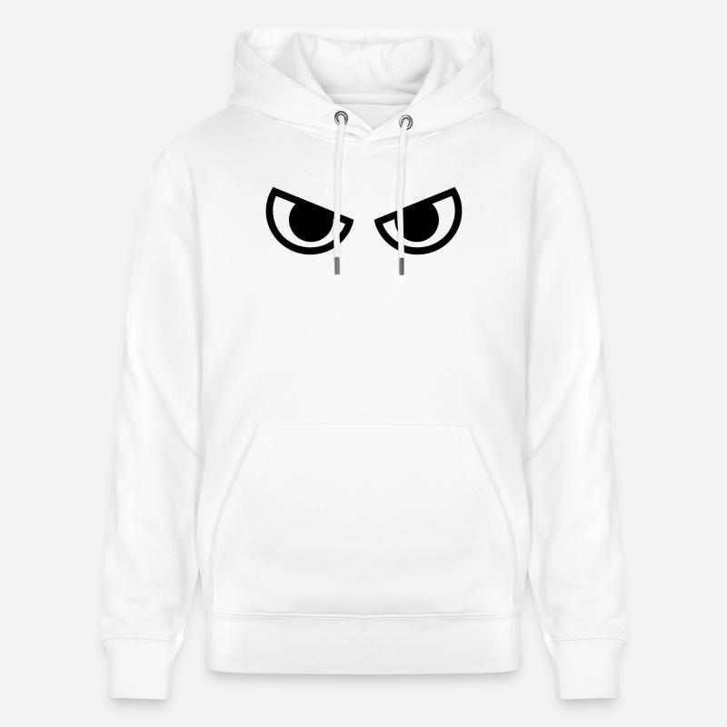 Yeux - Sweat à capuche bio CRUISER Stanley/Stella Unisexe - blanc