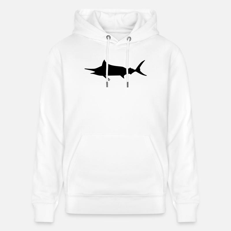 Marlin - Sweat à capuche bio CRUISER Stanley/Stella Unisexe - blanc