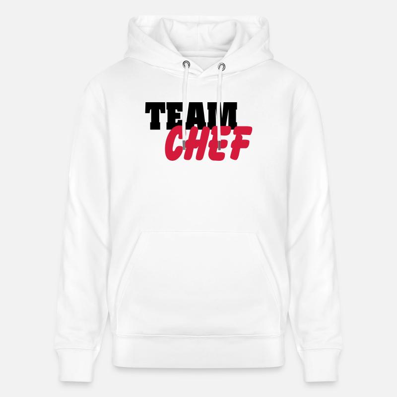 Team Chef - Stanley/Stella Unisex Bio-Hoodie CRUISER  - Weiß