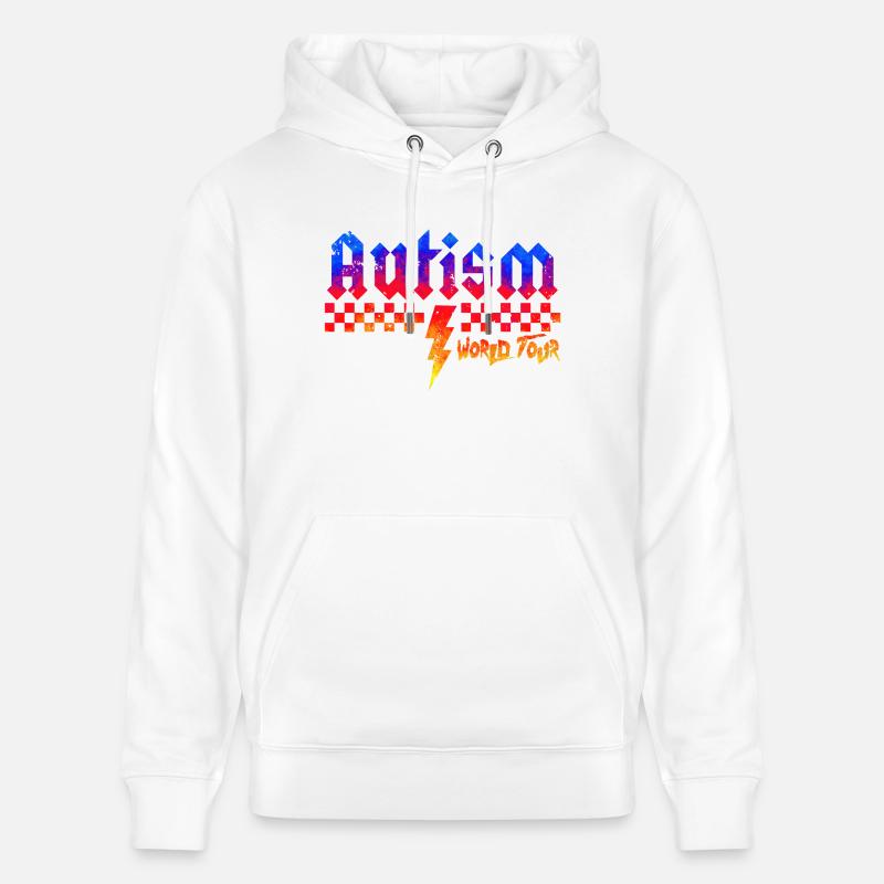 Autismus-Bewusstsein: anders, anders, besser - Stanley/Stella Unisex Bio-Hoodie CRUISER  - Weiß