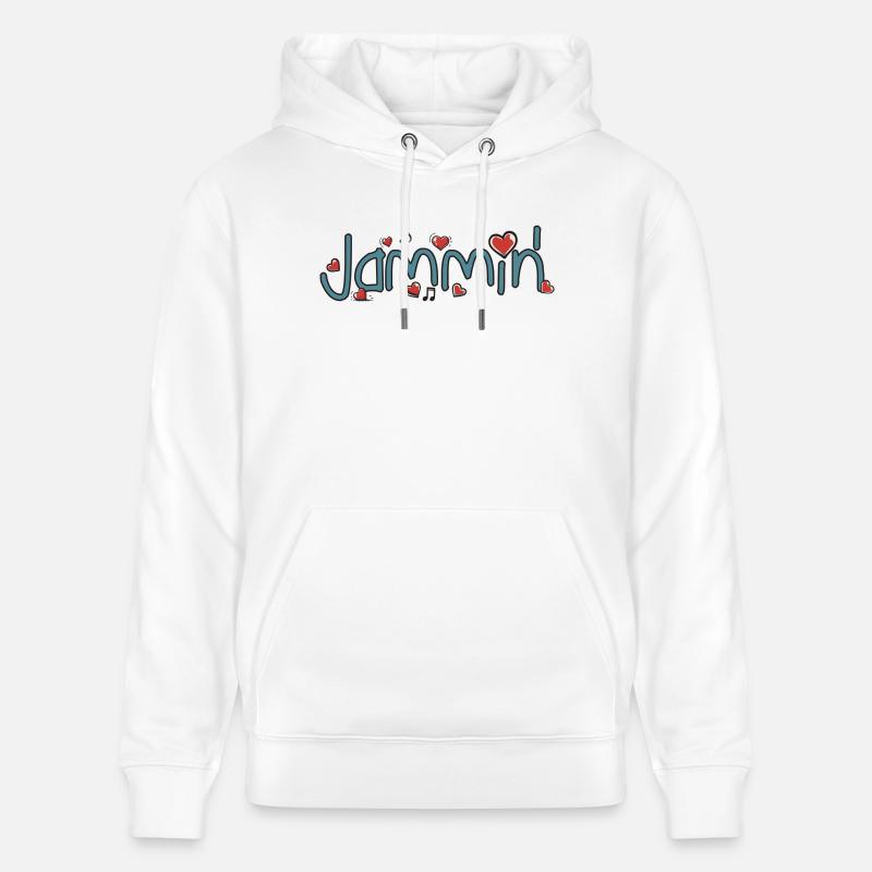 Jammin' - Sweat à capuche bio CRUISER Stanley/Stella Unisexe - blanc