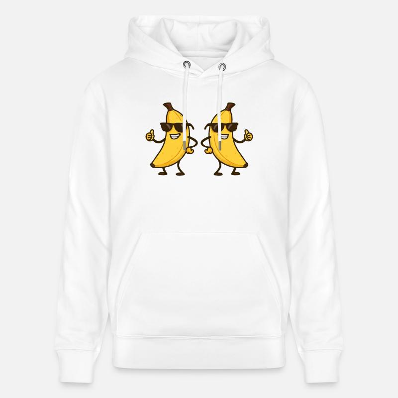 babane comic cool 2 - Stanley/Stella Unisex Bio-Hoodie CRUISER  - Weiß
