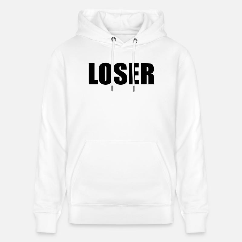 Loser - Sweat à capuche bio CRUISER Stanley/Stella Unisexe - blanc