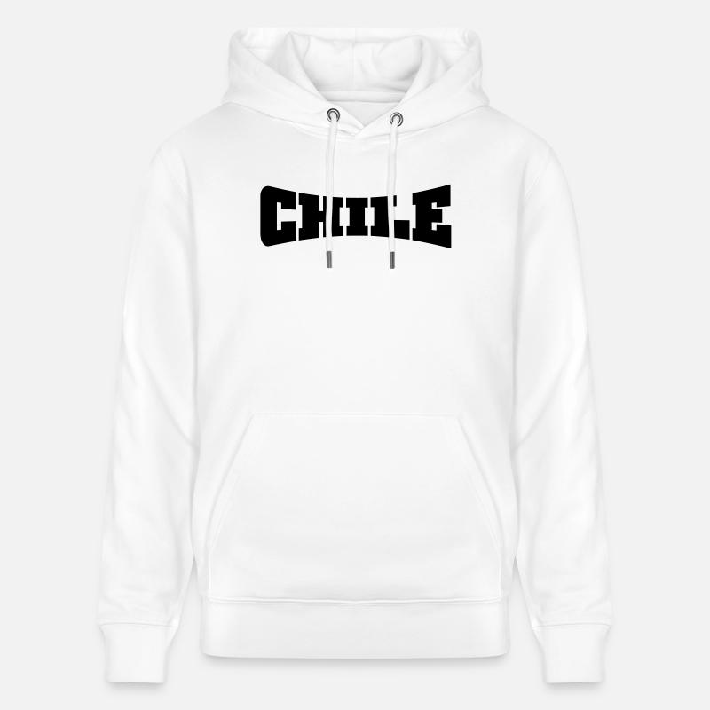 Chili logo - Sweat à capuche bio CRUISER Stanley/Stella Unisexe - blanc