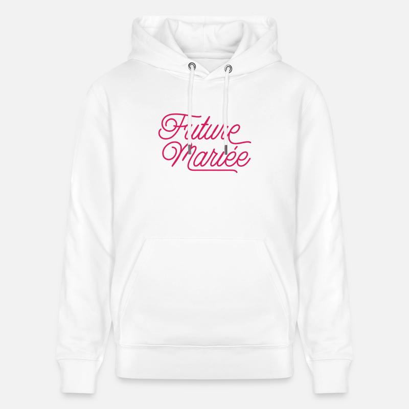 Future mariée evjf - Sweat à capuche bio CRUISER Stanley/Stella Unisexe - blanc