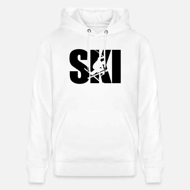 Ski - Sweat à capuche bio CRUISER Stanley/Stella Unisexe - blanc