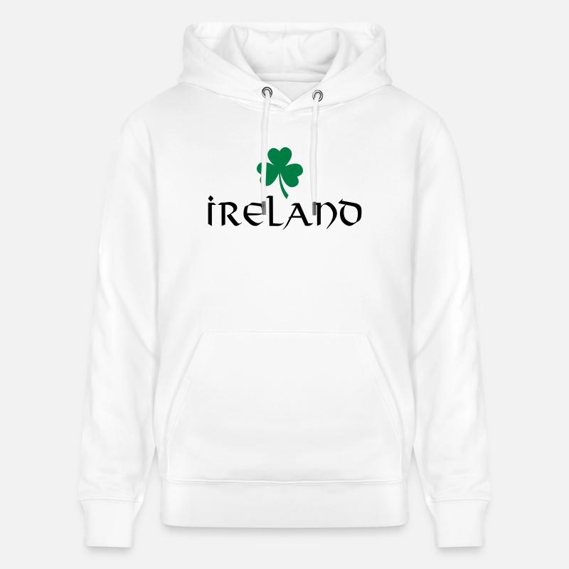 Ireland - St. Patrick's Day - Sweat à capuche bio CRUISER Stanley/Stella Unisexe - blanc