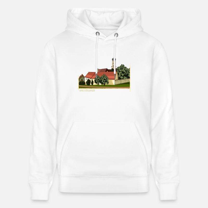 Mönchsdeggingen // Illustration - Sweat à capuche bio CRUISER Stanley/Stella Unisexe - blanc