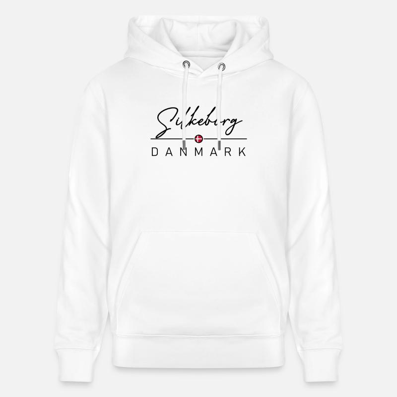 Dänemark - Silkeborg - Danemark - Danemark - Sweat à capuche bio CRUISER Stanley/Stella Unisexe - blanc