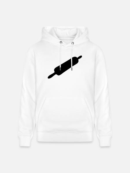 Bäcker Nudelholz - Stanley/Stella Unisex Bio-Hoodie CRUISER  - Weiß