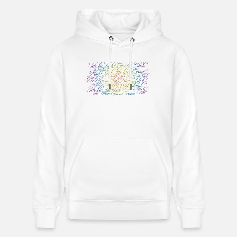 Affirmation 2 - Sweat à capuche bio CRUISER Stanley/Stella Unisexe - blanc