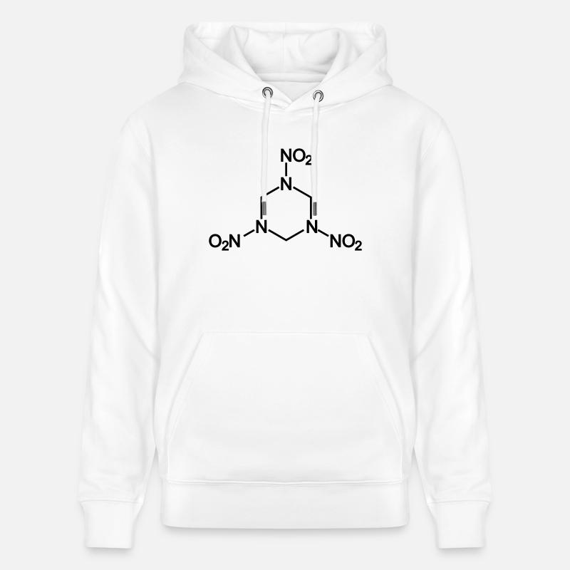 C4 explosifs RDX - Sweat à capuche bio CRUISER Stanley/Stella Unisexe - blanc