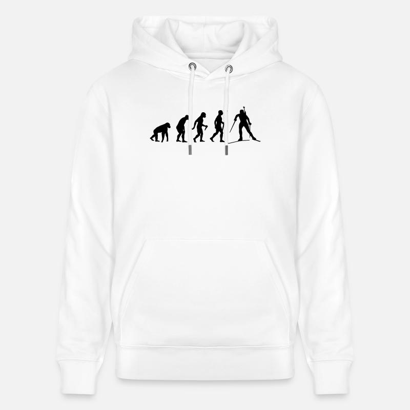 Biathlon Evolution - Stanley/Stella Unisex Bio-Hoodie CRUISER  - Weiß