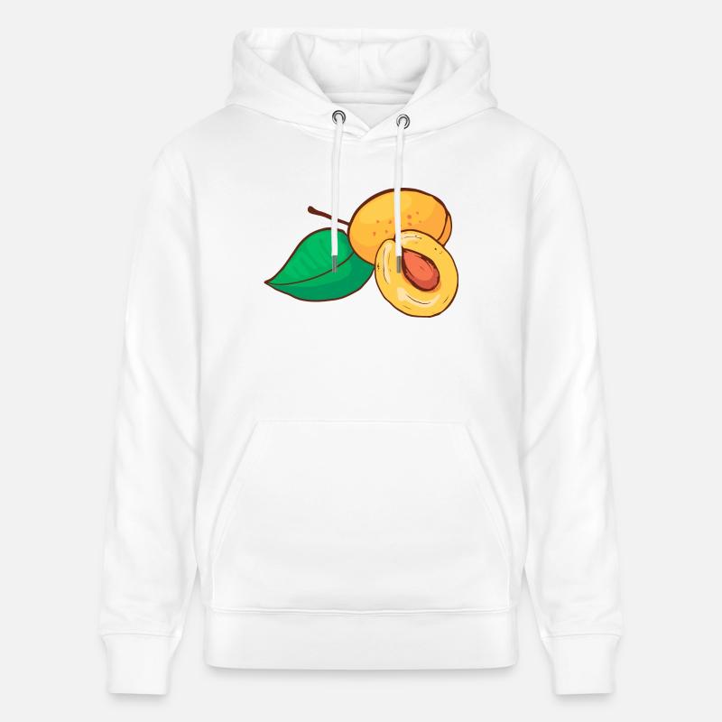 Mirabelle Prune jaune Prune - Sweat à capuche bio CRUISER Stanley/Stella Unisexe - blanc