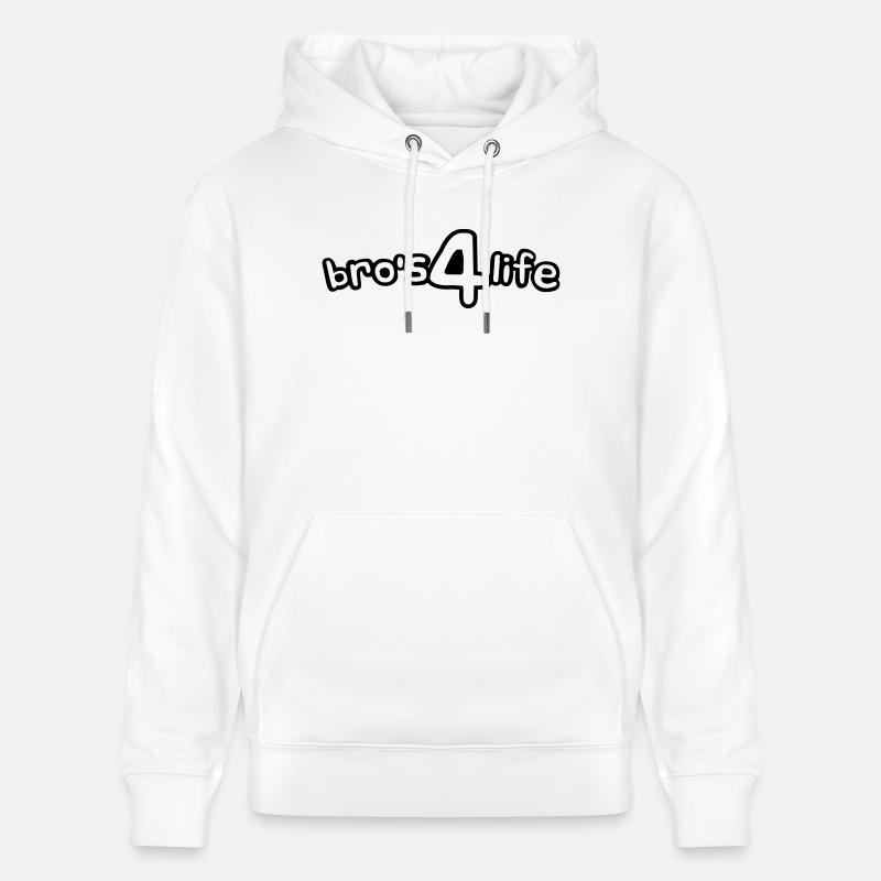 Bros 4 Lice Comic Font - Sweat à capuche bio CRUISER Stanley/Stella Unisexe - blanc