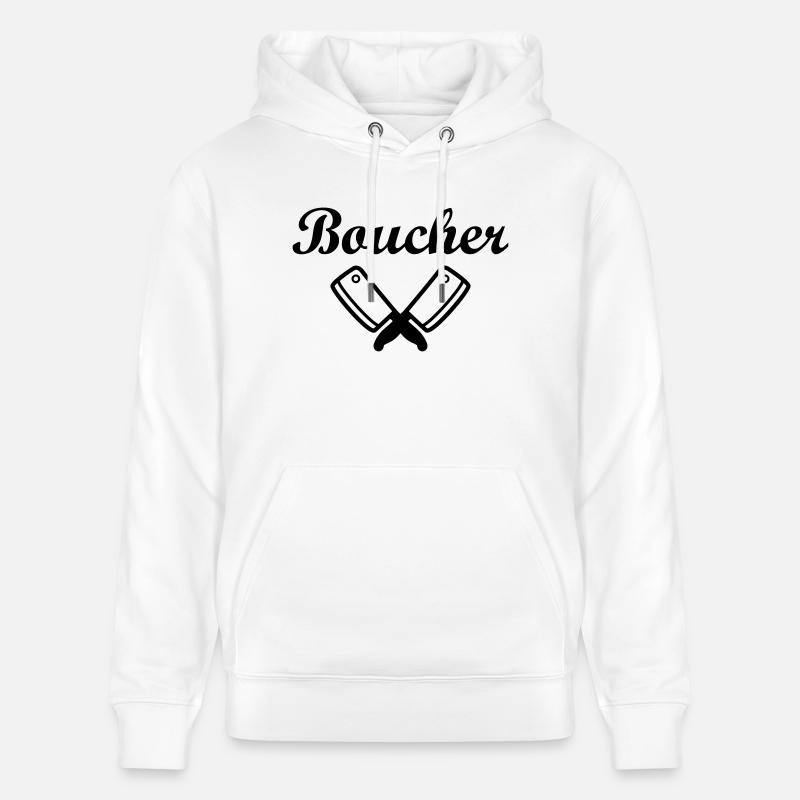 Boucher - Sweat à capuche bio CRUISER Stanley/Stella Unisexe - blanc