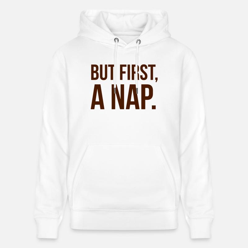 But first a NAP - Sweat à capuche bio CRUISER Stanley/Stella Unisexe - blanc