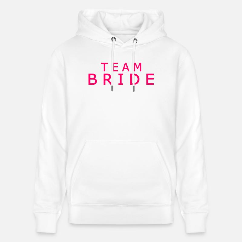 Team bride - Sweat à capuche bio CRUISER Stanley/Stella Unisexe - blanc
