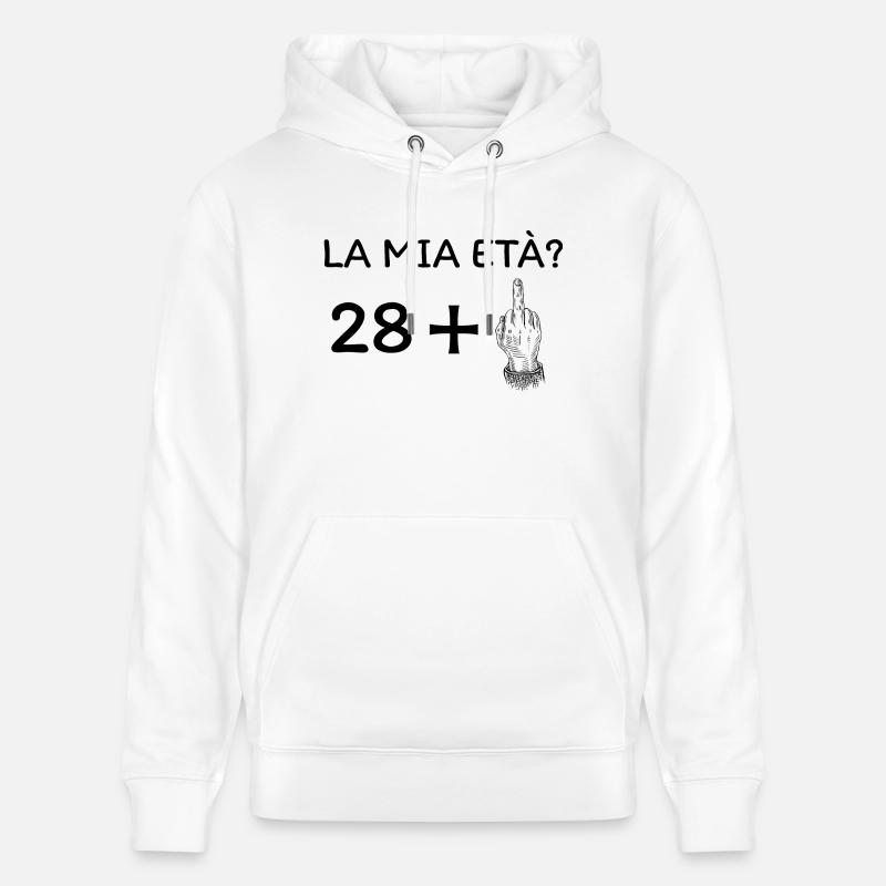 Mon âge 29 ans - Sweat à capuche bio CRUISER Stanley/Stella Unisexe - blanc