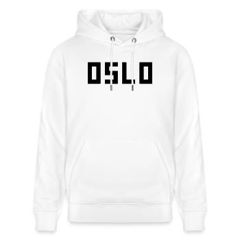 Oslo - Sweat à capuche bio CRUISER Stanley/Stella Unisexe - blanc - Devant - Alina (178cm) & Michal (187cm)