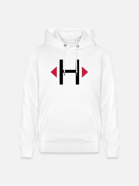 Elb H dinghy - Stanley/Stella CRUISER Unisex Organic Hoodie - white