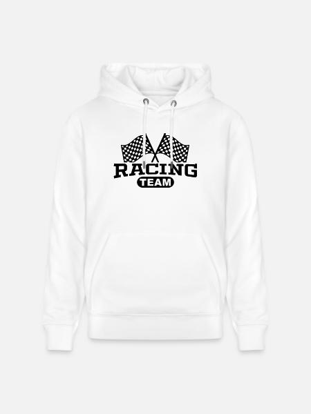 racing_team__f1 - Stanley/Stella Unisex Bio-Hoodie CRUISER  - Weiß