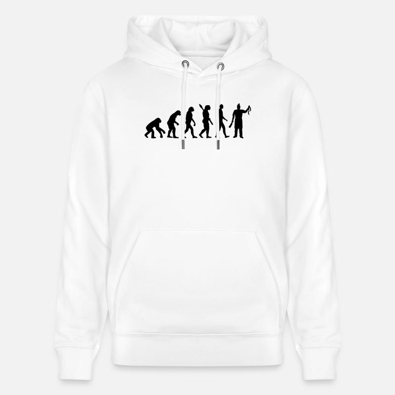 Évolution Boucher - Sweat à capuche bio CRUISER Stanley/Stella Unisexe - blanc