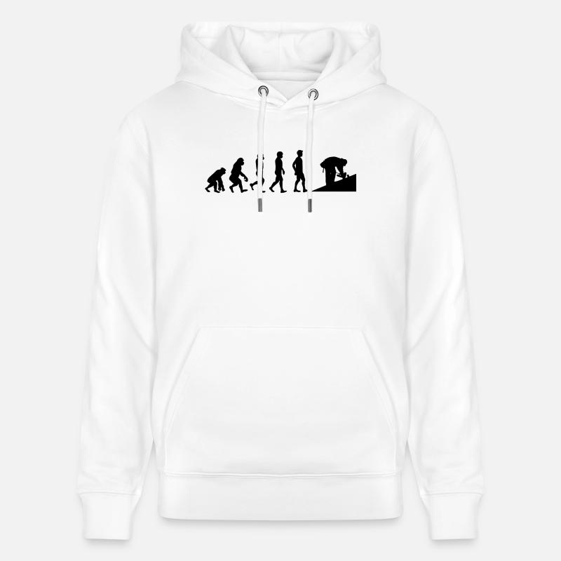 Couvreurs: Evolution des Couvreur de - Sweat à capuche bio CRUISER Stanley/Stella Unisexe - blanc
