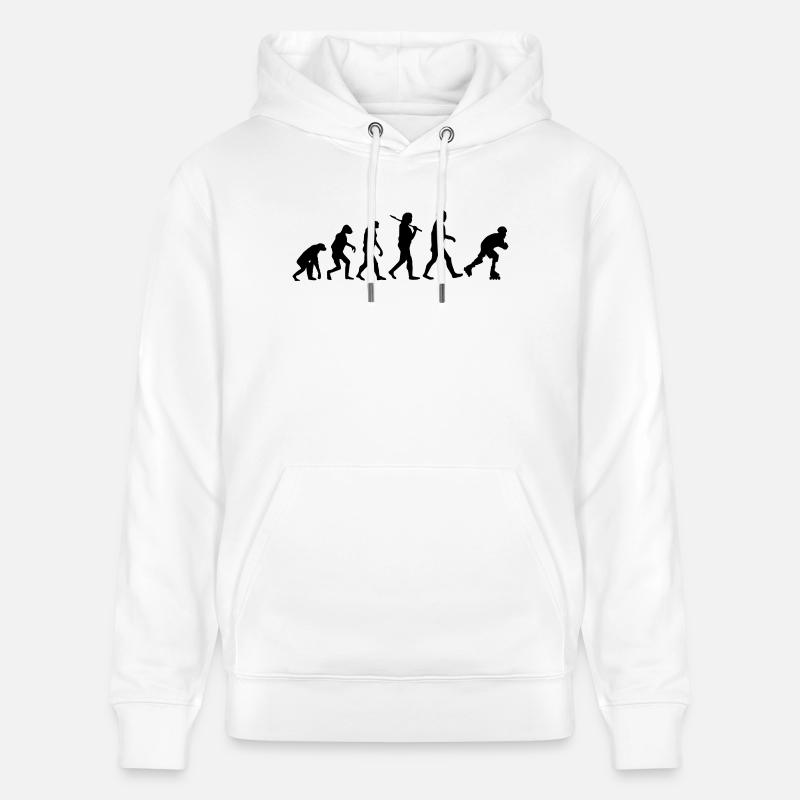 evolution rollerblades - Stanley/Stella Unisex Bio-Hoodie CRUISER  - Weiß